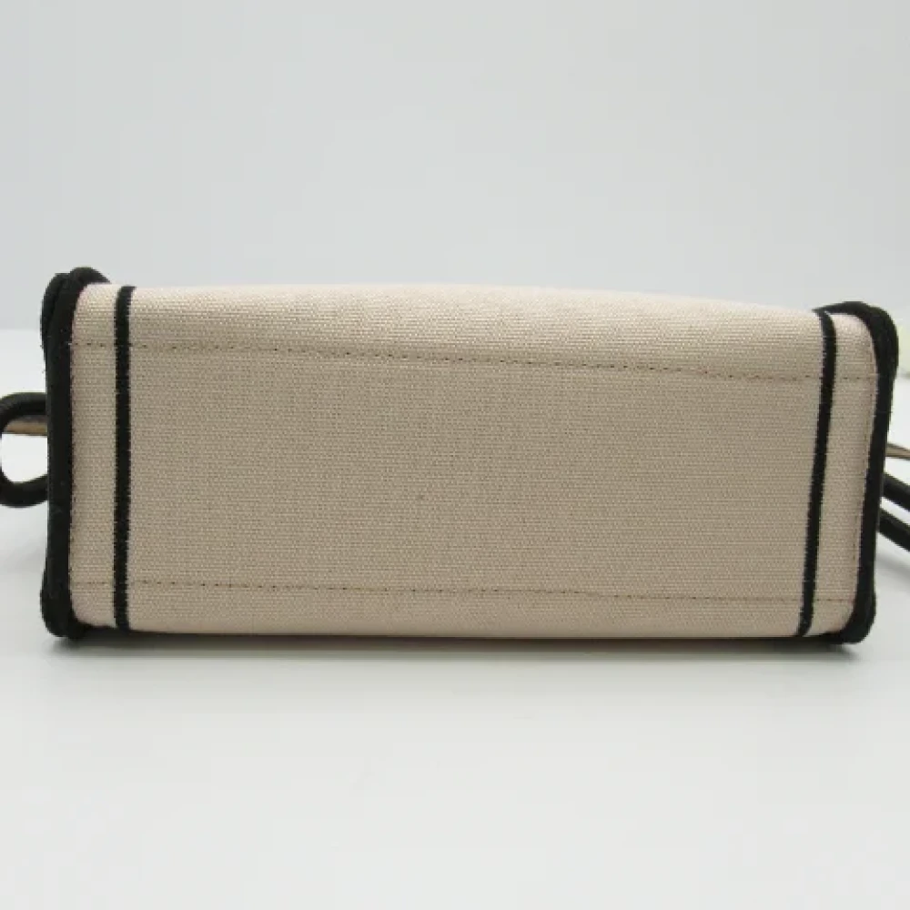 Fendi Vintage Pre-owned Canvas handbags Beige Dames