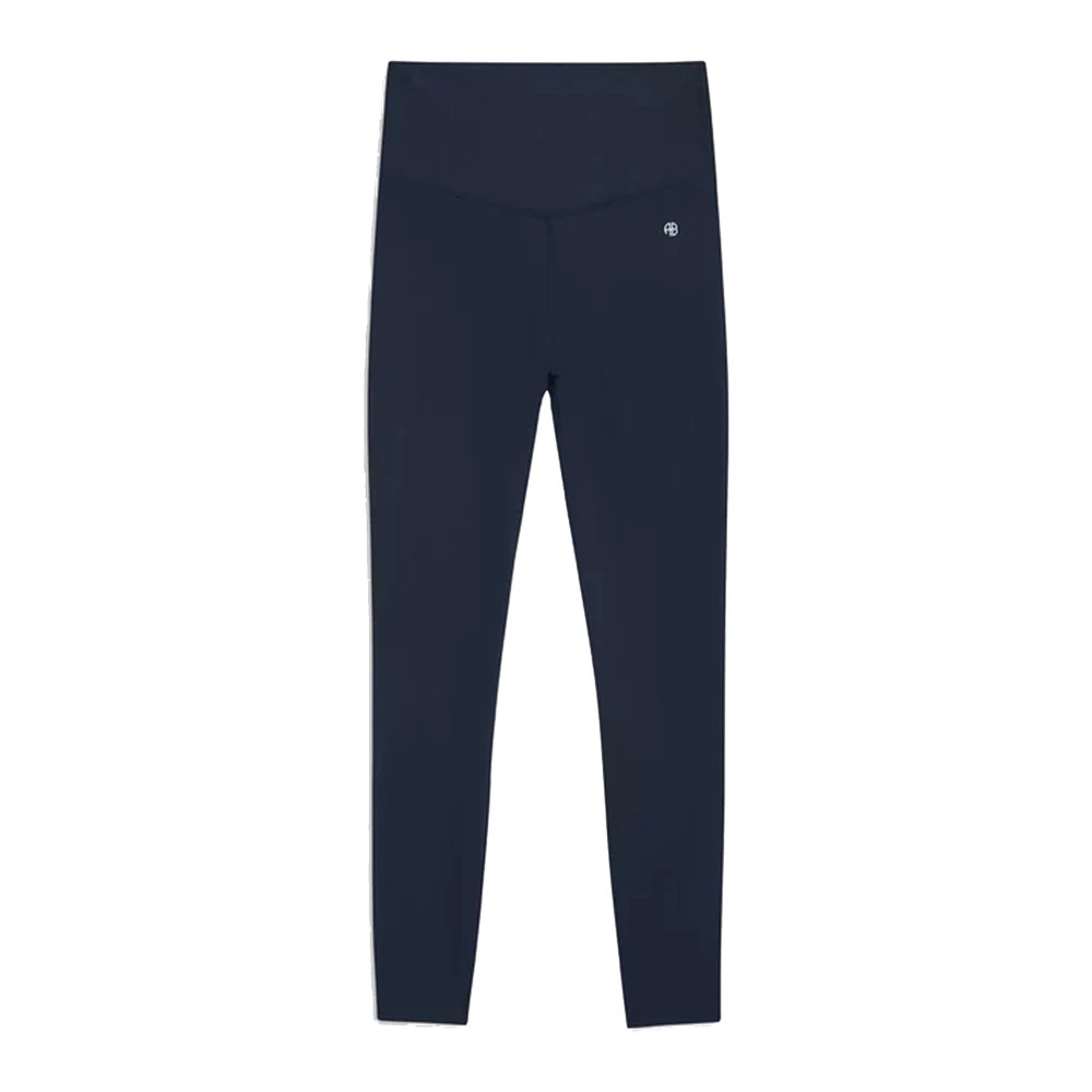 Anine Bing Navy Legging Tights Leggings Blue Dames