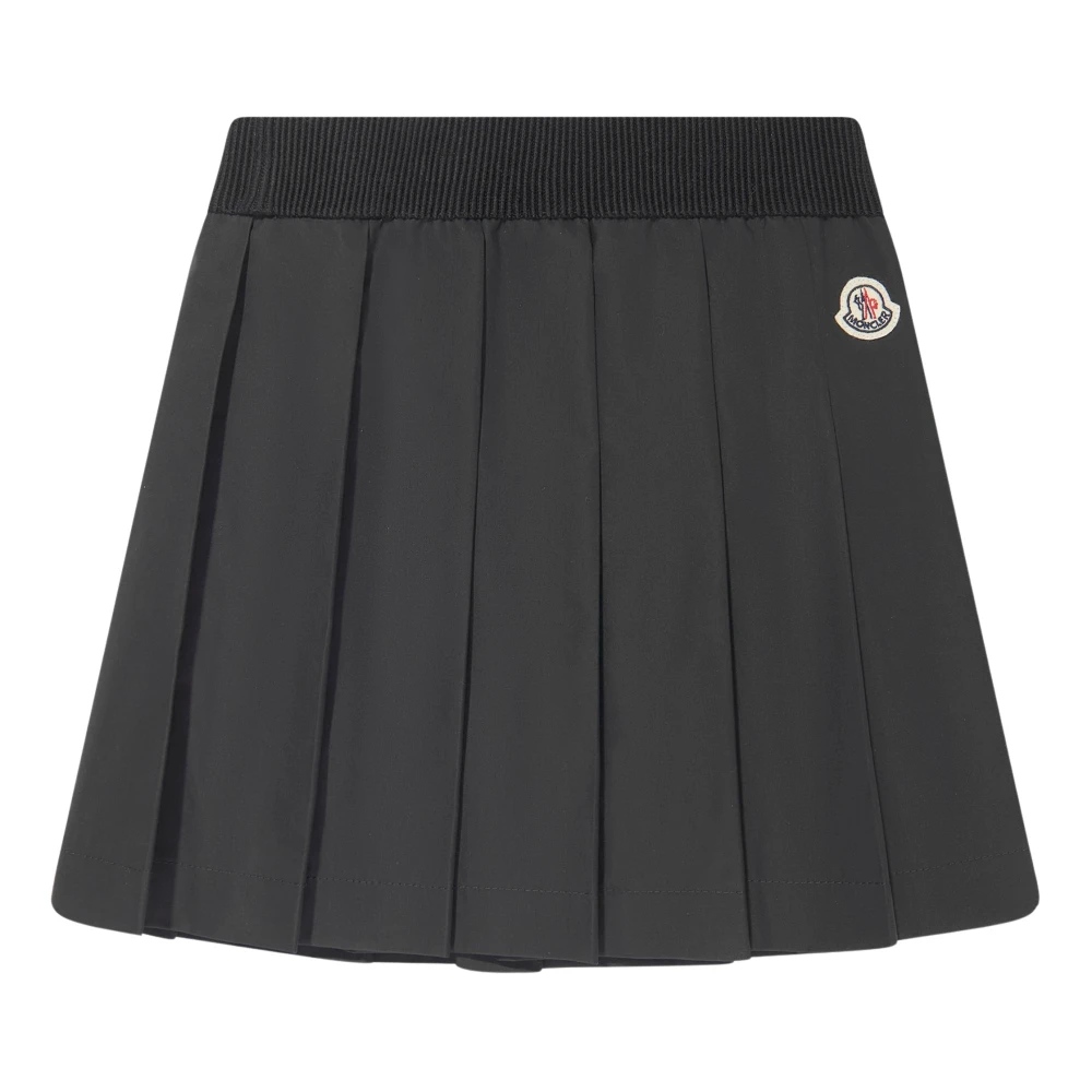 Moncler Girls Black Pleated Skirt - Kids Skirts - 4 Y - Kids