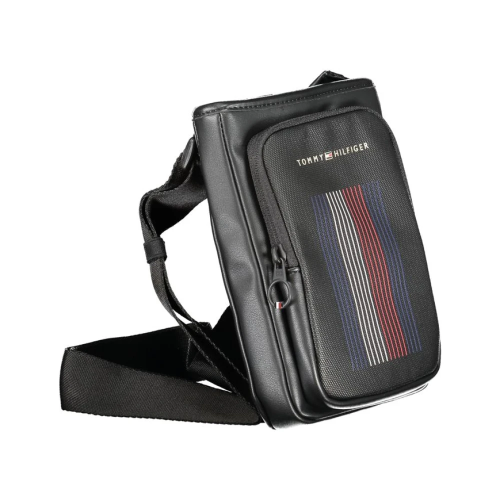 Tommy Hilfiger Zwarte Schoudertas | Polyethyleen Materiaal Black Heren
