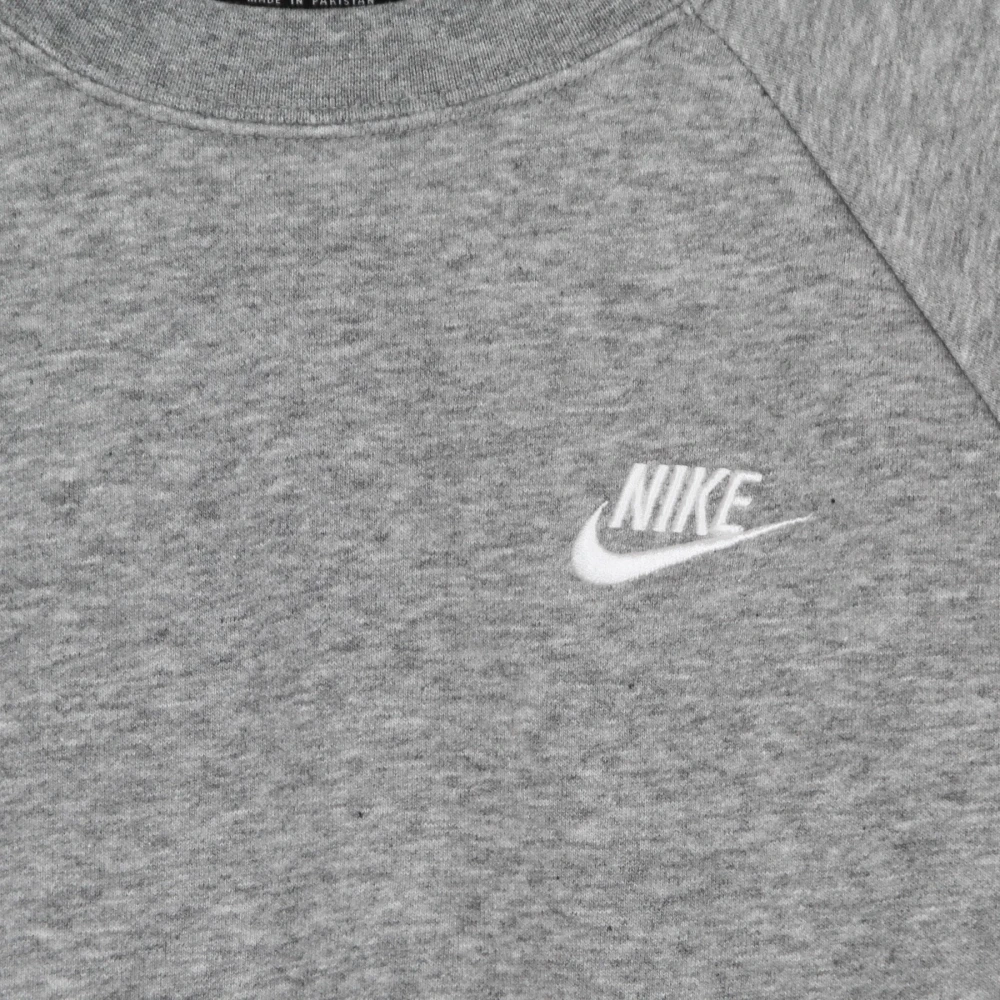 Nike Essential Fleece Crewneck Sweatshirt Gray Dames