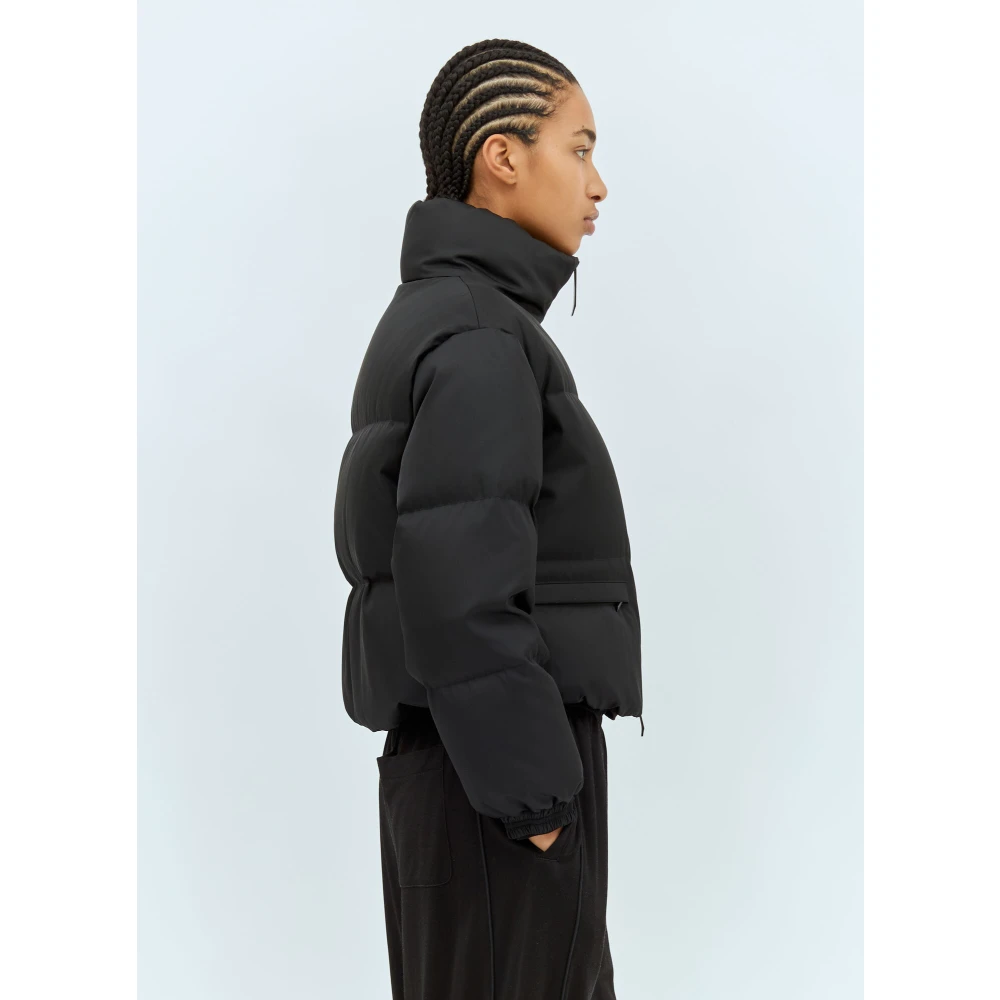 Moncler Mat Gewatteerd Donsjack Black Dames