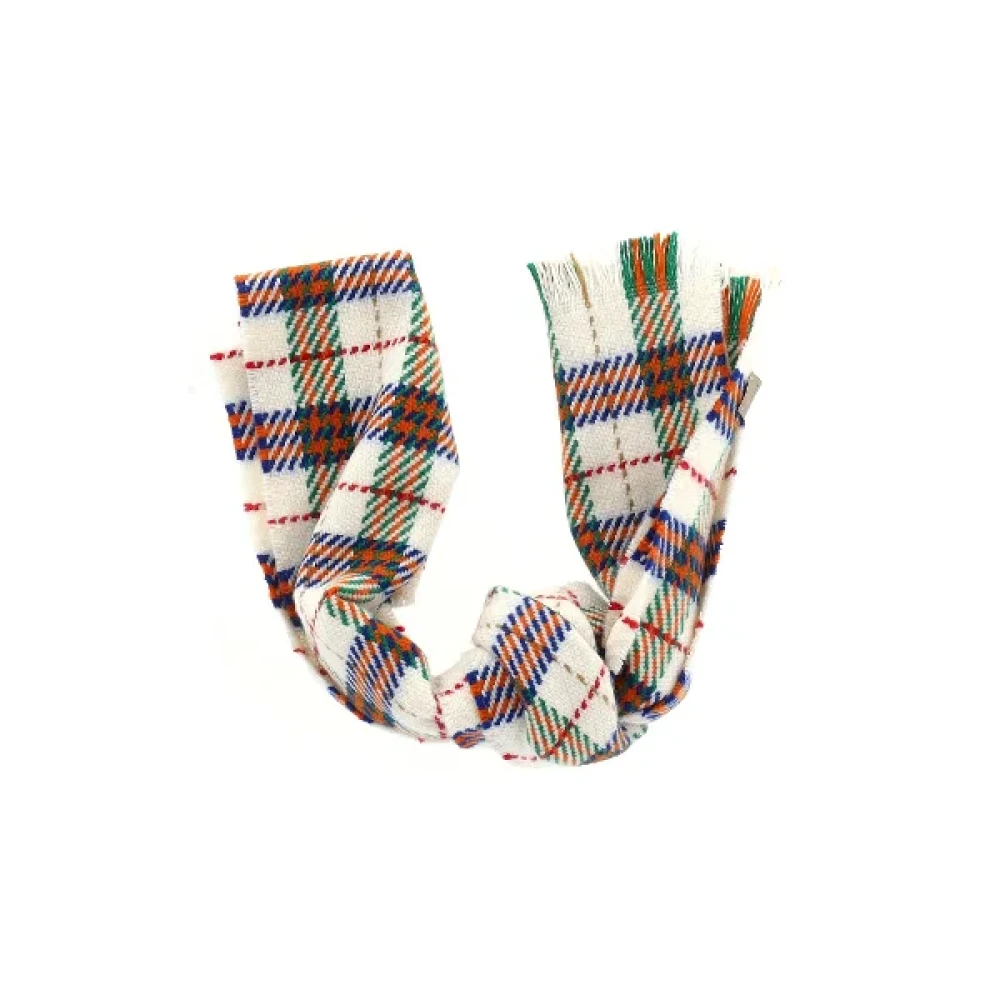 Burberry Vintage Pre-owned Wool scarves Multicolor Dames