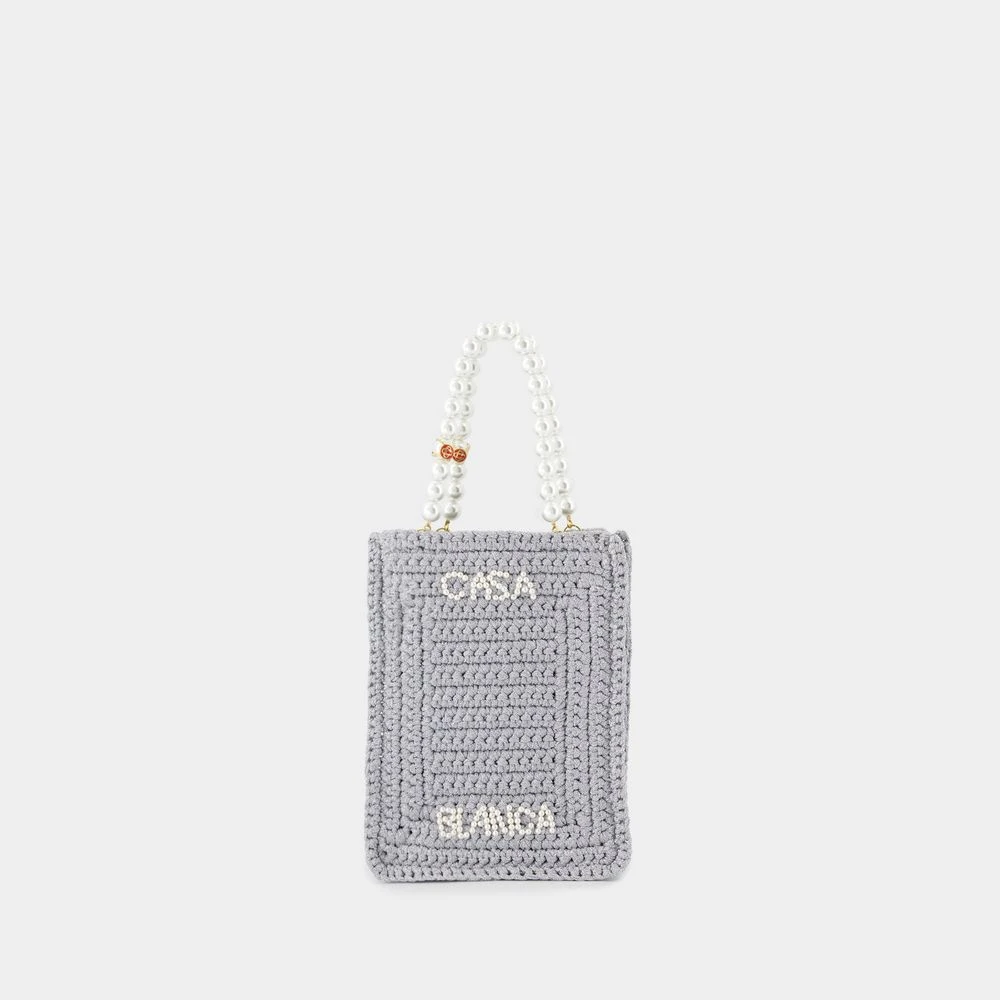 Casablanca Grijze Synthetische Mini Shopper Gray Dames
