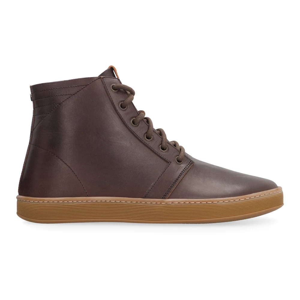 Volta Hoge leren sneakers Heren Schoenen Bruin