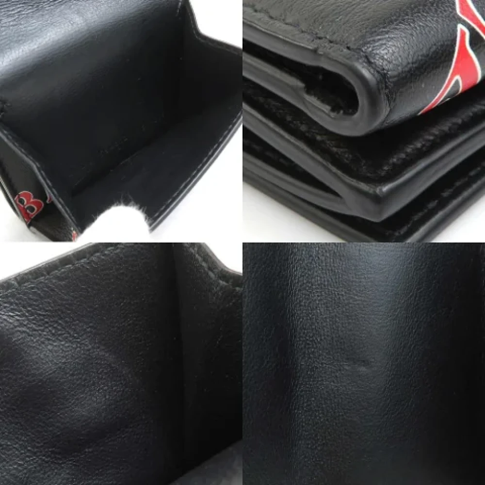 Balenciaga Vintage Pre-owned Leather wallets Black Unisex