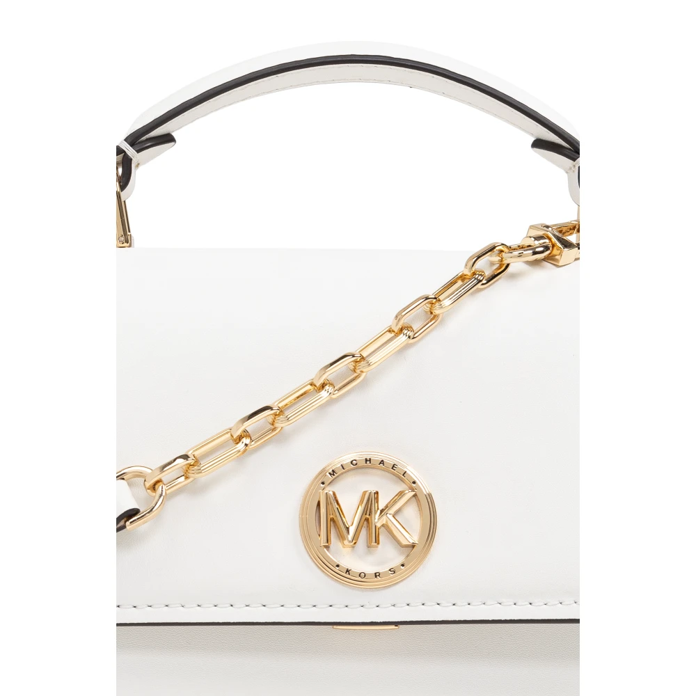 Michael Kors Delancey Schoudertas White Dames