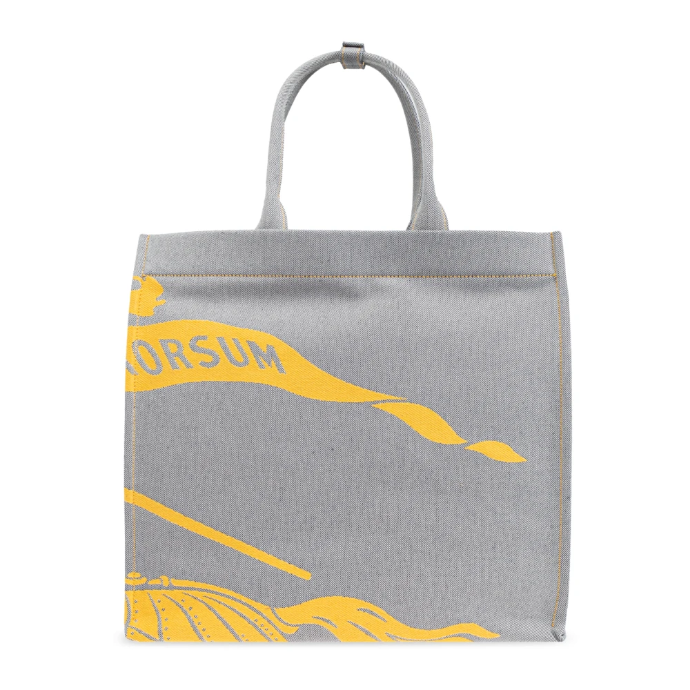 Burberry Edk Medium Shopper Tas Gray Heren