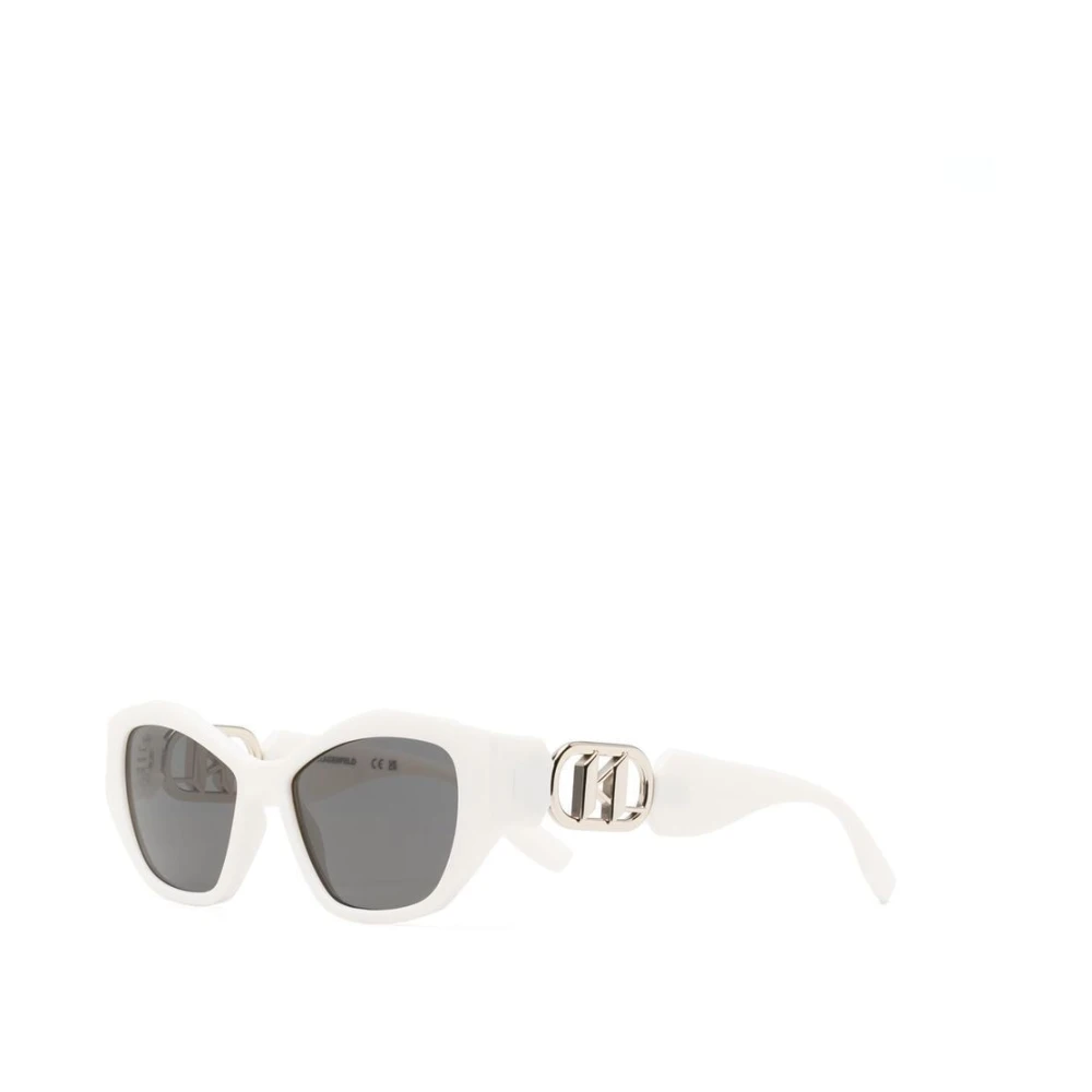 Karl Lagerfeld Kl6086S 105 Sunglasses Vit Dam