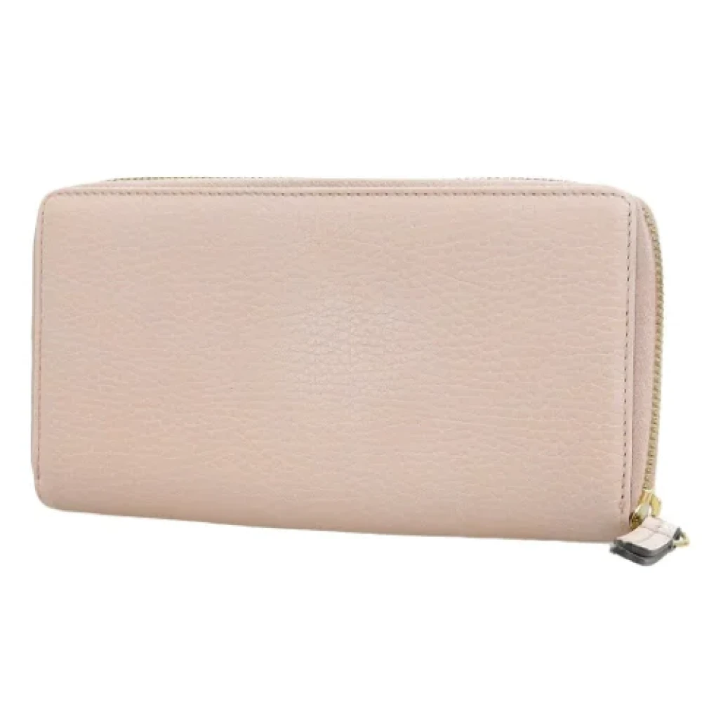 Gucci Vintage Pre-owned Leather wallets Pink Dames