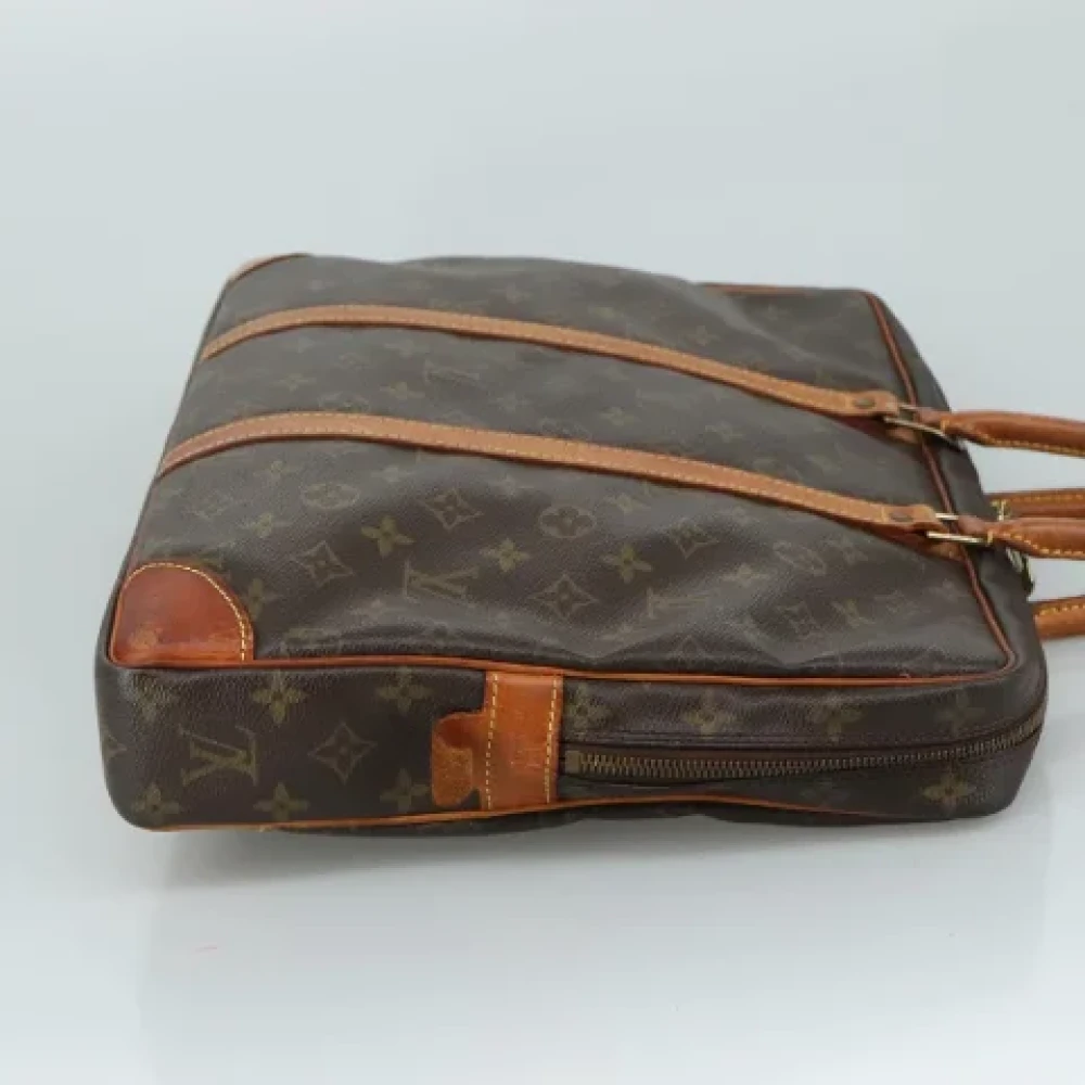 Louis Vuitton Vintage Pre-owned Canvas briefcases Brown Dames
