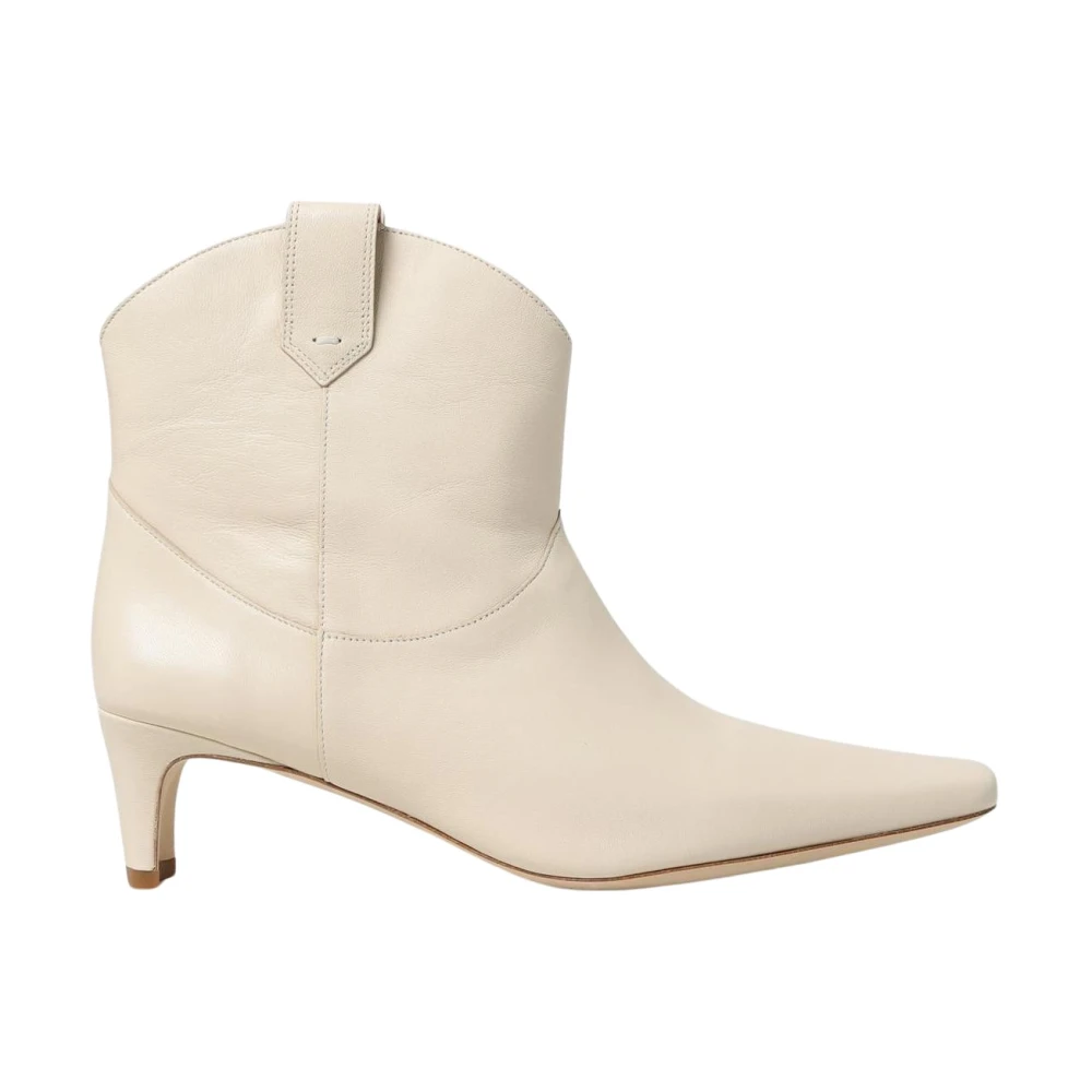 Staud Beige Elegant Kräm Ankelstövlar