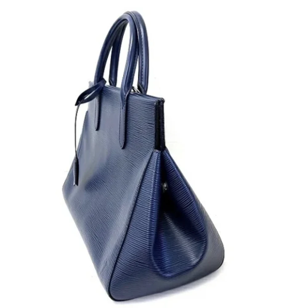 Louis Vuitton Vintage Pre-owned Leather handbags Blue Dames