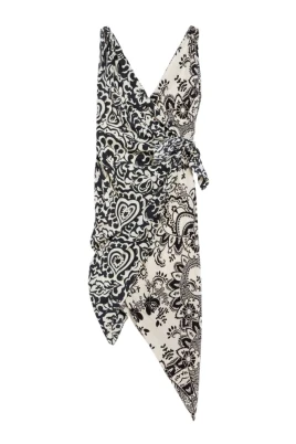 Silk Asymmetric Dress