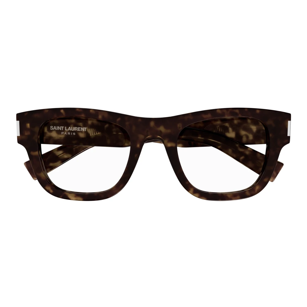 Saint Laurent Eyeglasses Brown Unisex