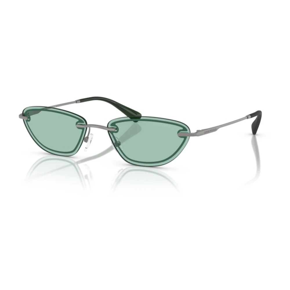 Emporio Armani Women's Gray Colorful Cat-Eye Sunglasses Trendy Style