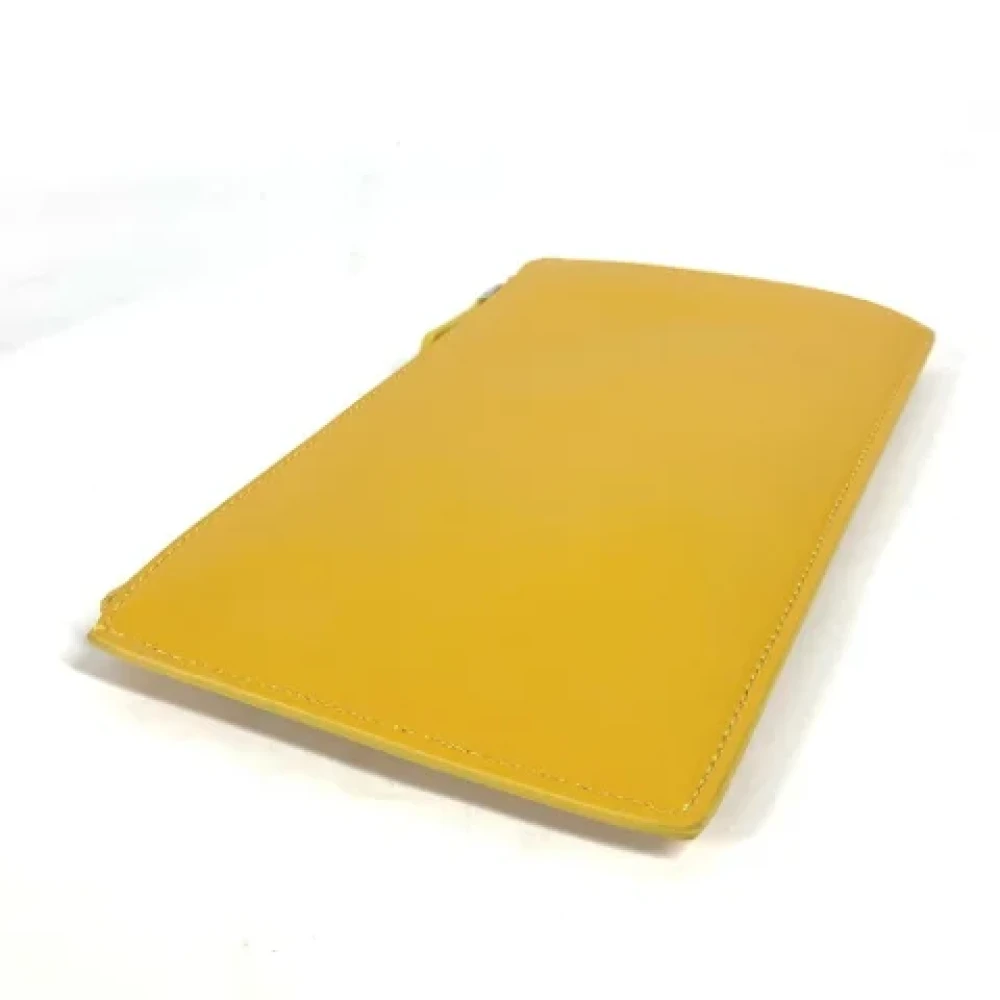 Fendi Vintage Pre-owned Leather fendi-bags Yellow Dames