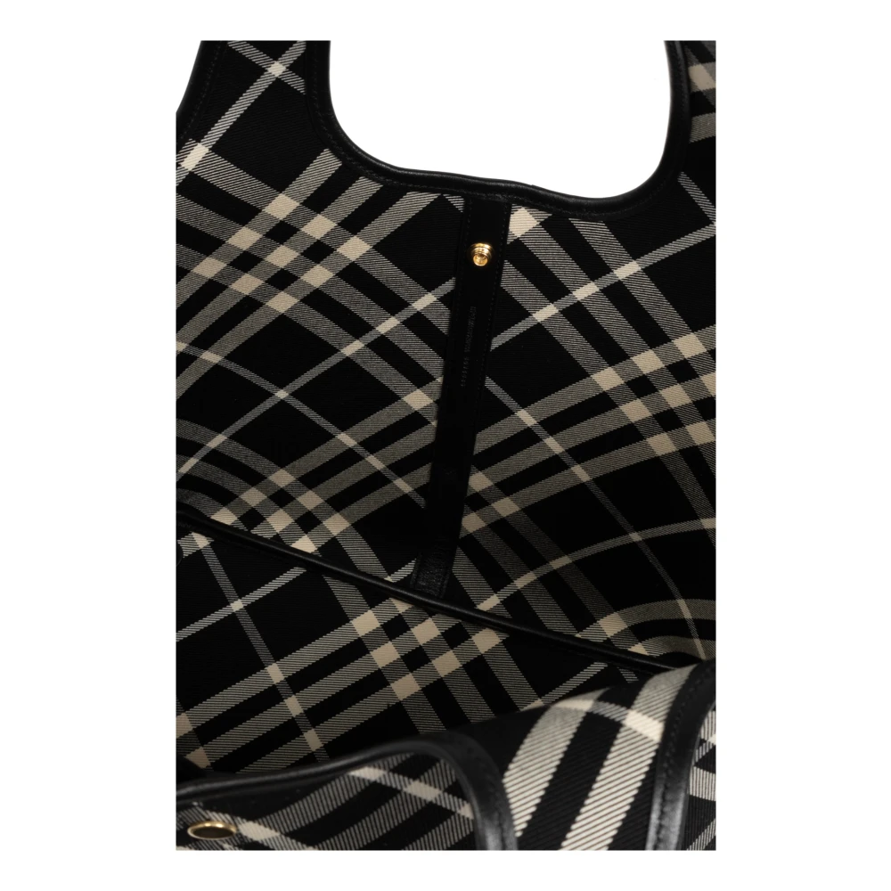 Burberry Katoenen tote tas Black Dames
