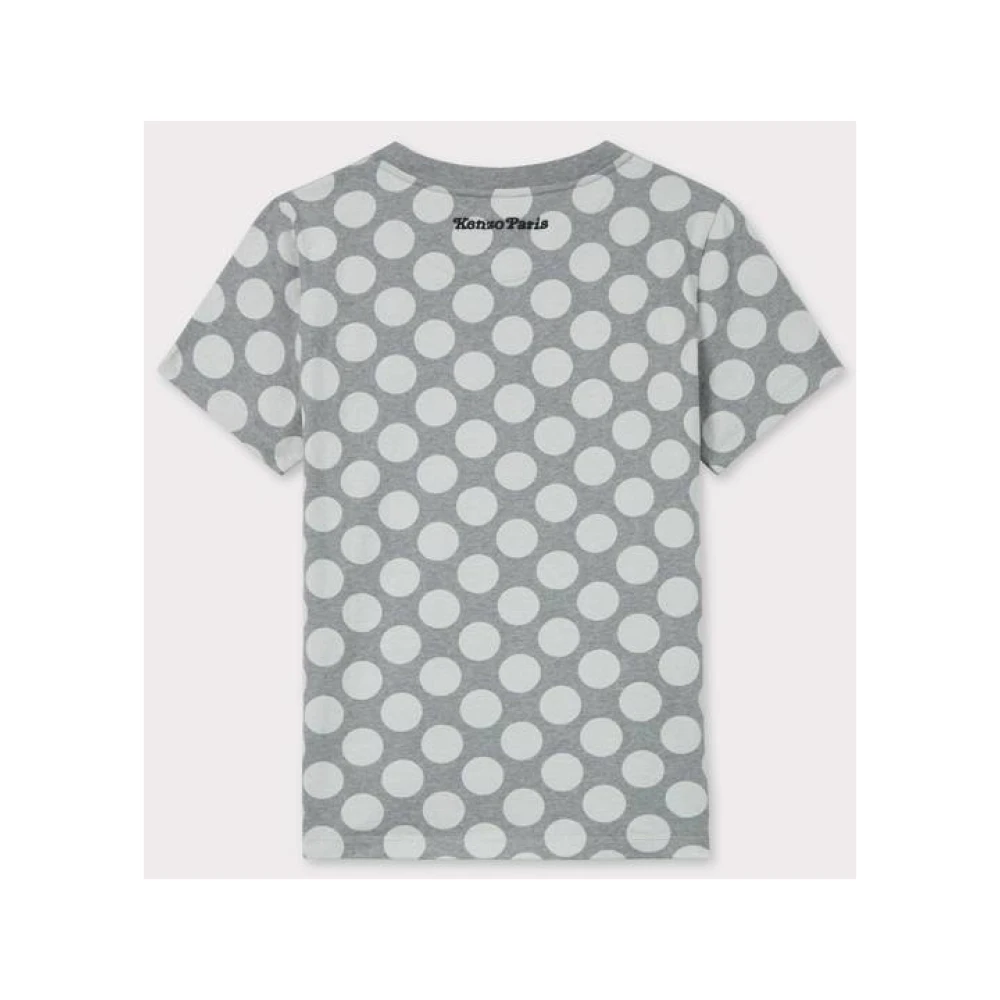 Kenzo Olifant Print T-shirt en Polo Gray Dames
