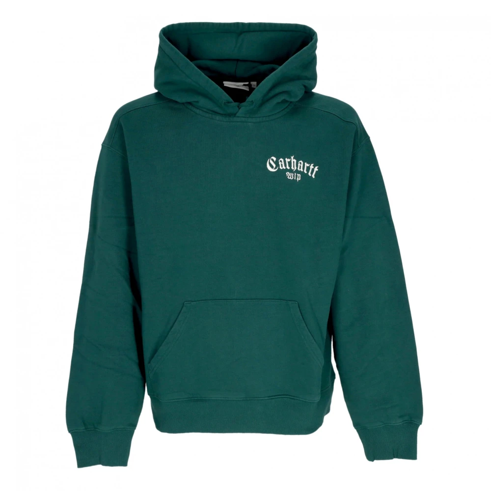 Carhartt WIP Onyx Script Hooded Streetwear Green Heren