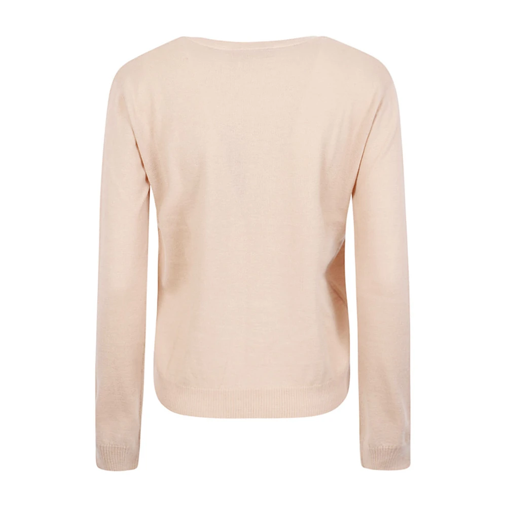Max Mara Weekend Klassieke Beige Wol en Kasjmier Trui Yellow Dames