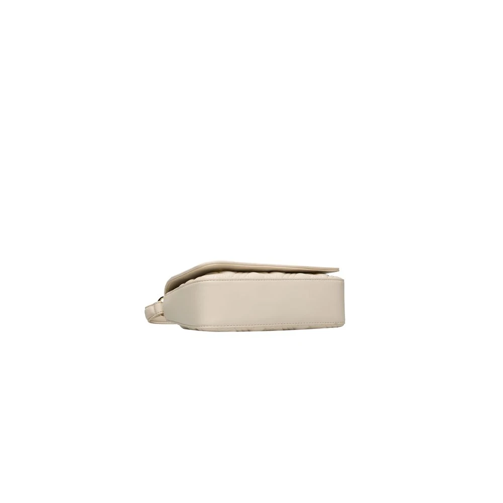 Love Moschino Beige Handtas met Verstelbare Schouderband Beige Dames