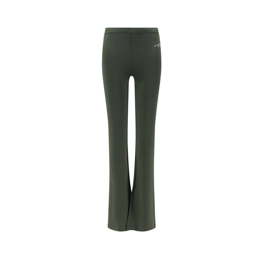 Balenciaga Green Techwear Flared Leggings - Female - Leggings - Xs - Trousers