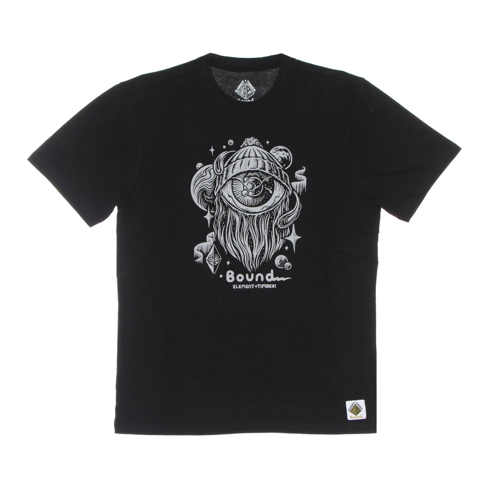 Element Zwarte Heren Tee met Timber Logo Black Heren
