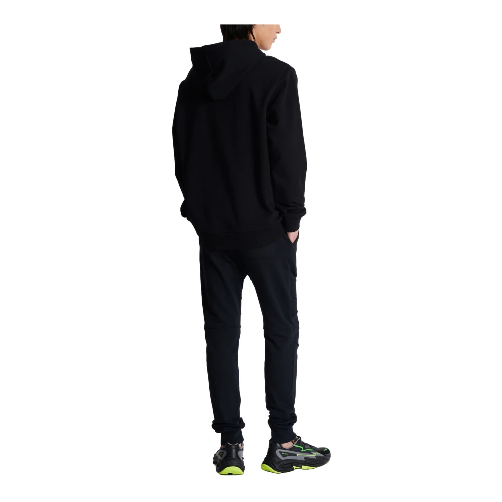 Balmain Handtekening hoodie Black Heren