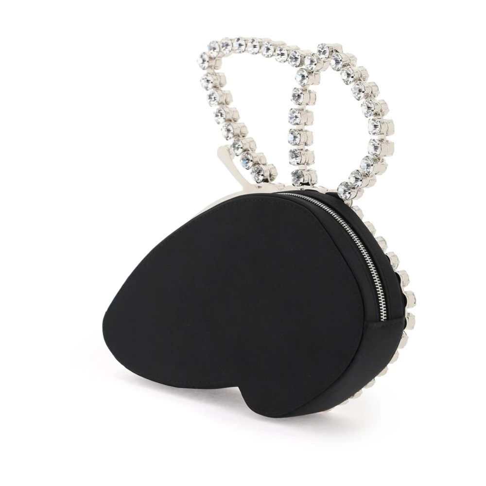 L'Alingi Kristal Vlinder Clutch Tas Black Dames