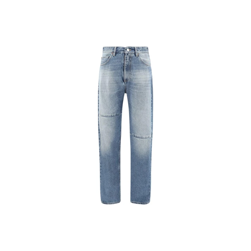 MM6 Maison Margiela Straight Jeans Relaxed Fit Blue Heren
