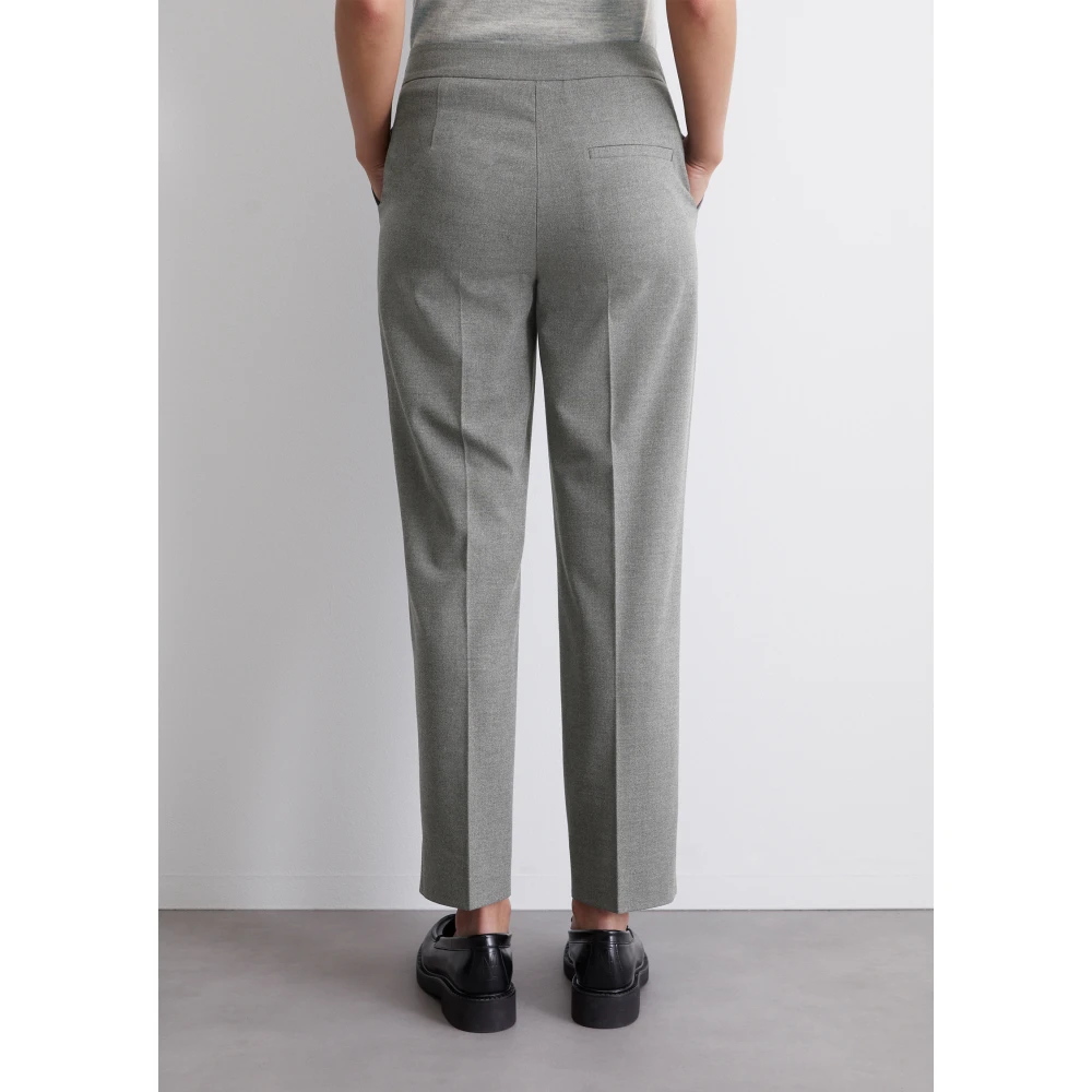 Marc O'Polo Cigaretbroek slim Gray Dames
