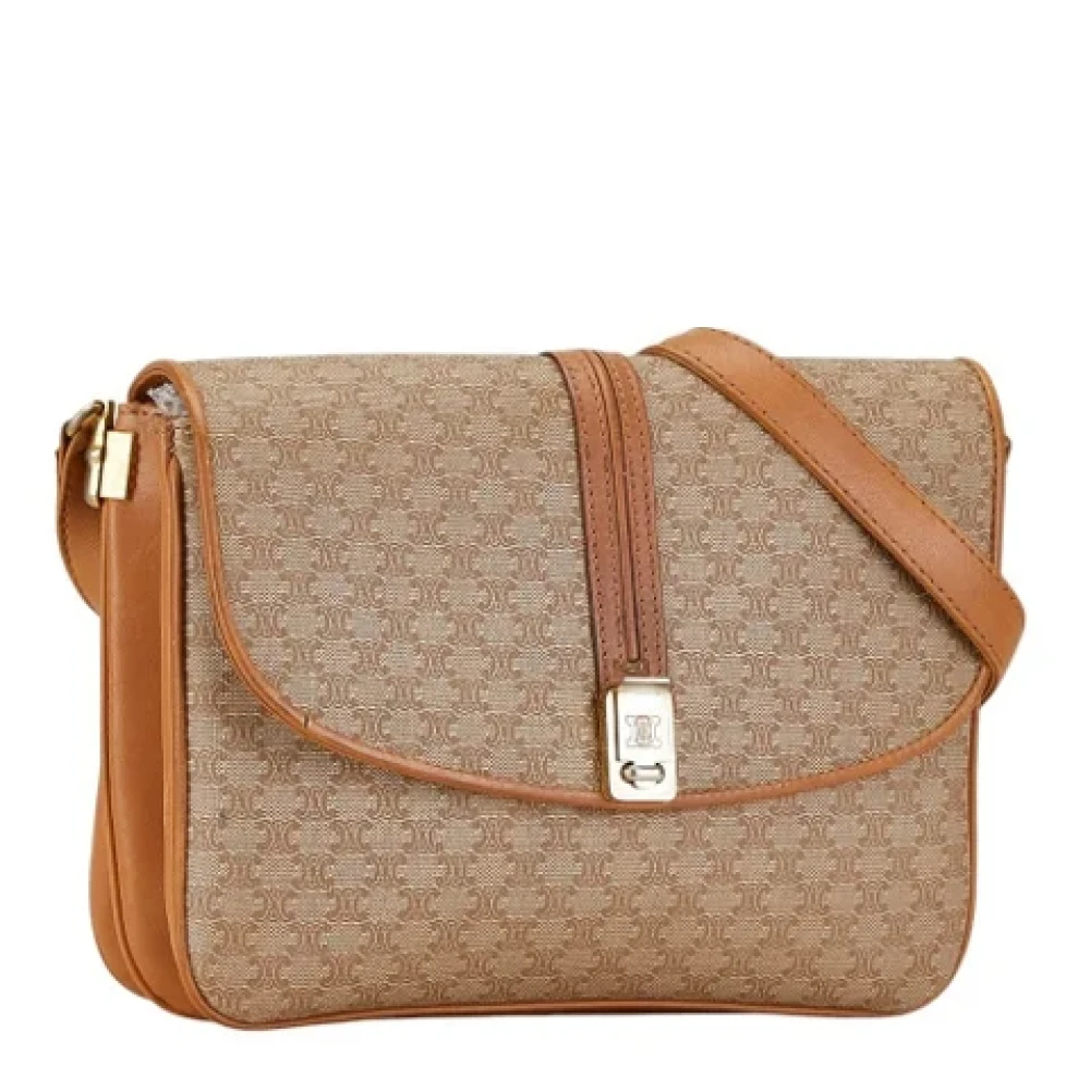 Celine Vintage Pre-owned Leather celine-bags Brown Dames