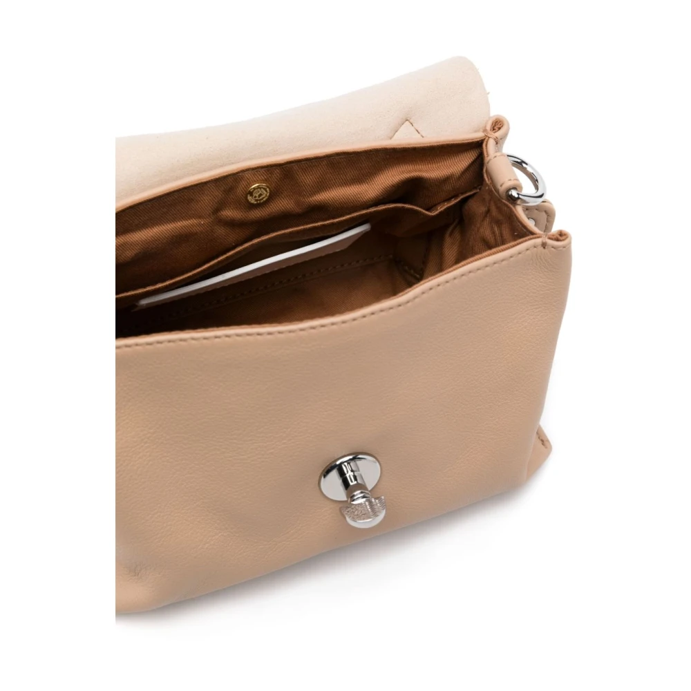 Zanellato Beige Twist-Lock Handtas Beige Dames