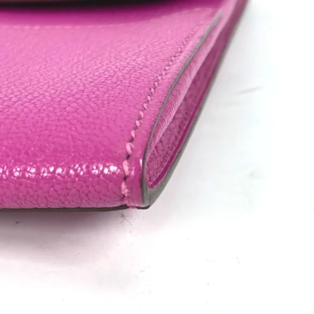 Hermès Vintage Pre-owned Leather clutches Purple Dames