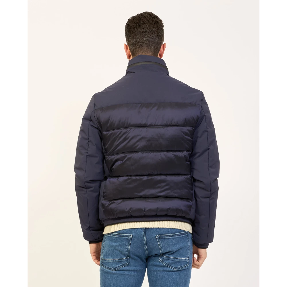 YES ZEE Blauwe Stijlvolle Shirt Blue Heren
