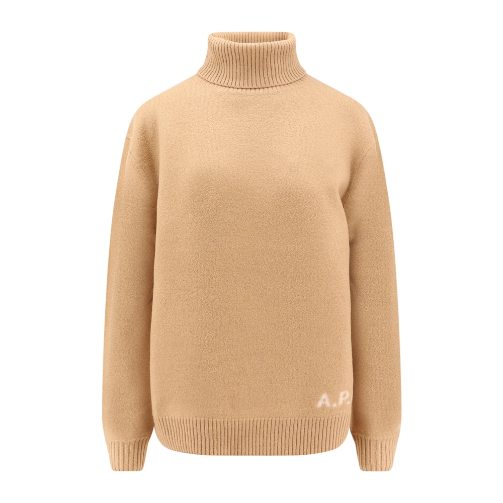 A.p.c. Women's Brown Walter Turtleneck Jumper