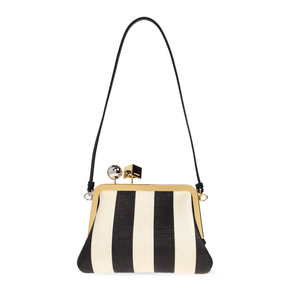 Jacquemus Donna Nero Borsa A Spalla Berlingot