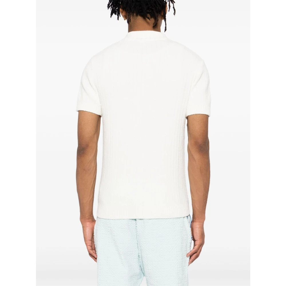 Casablanca Witte Polo Shirts en Polos White Heren