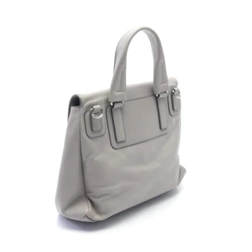 Givenchy Pre-owned Leather handbags Gray Dames