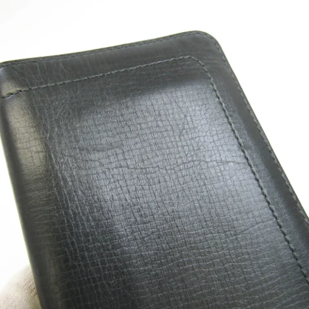 Louis Vuitton Vintage Pre-owned Leather wallets Black Heren