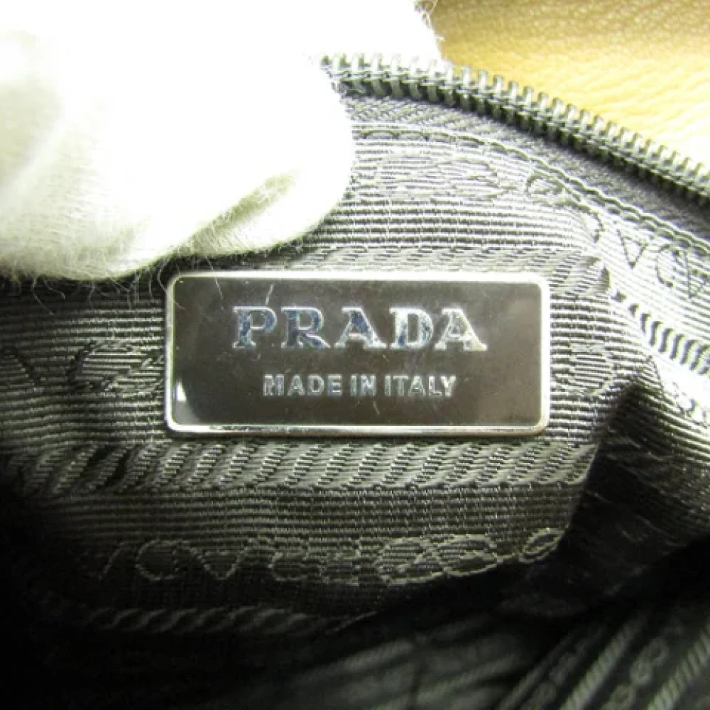 Prada Vintage Pre-owned Leather prada-bags Brown Dames