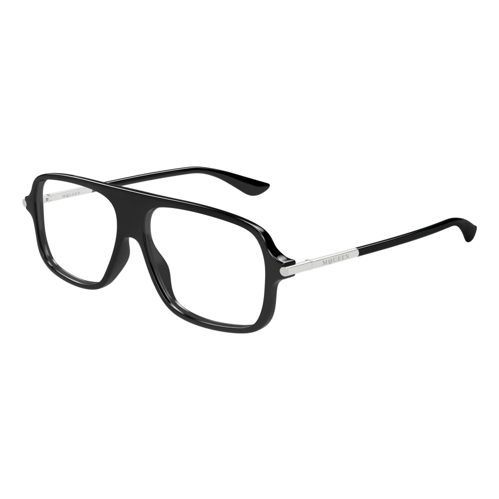 Alexander Mcqueen Unisex Black Glasses, 57 Mm, Am0555o Sunglasses