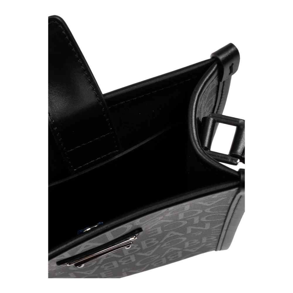 Dolce & Gabbana Schoudertas met logo Black Heren