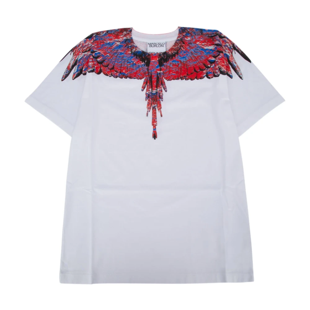 Marcelo Burlon Stilig Maglia Skjorta White, Pojke