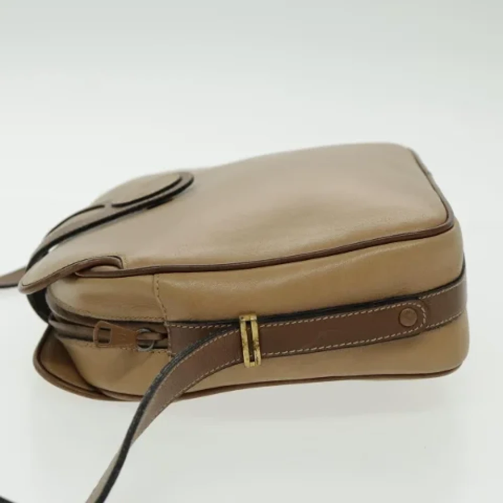 Celine Vintage Pre-owned Leather shoulder-bags Brown Dames