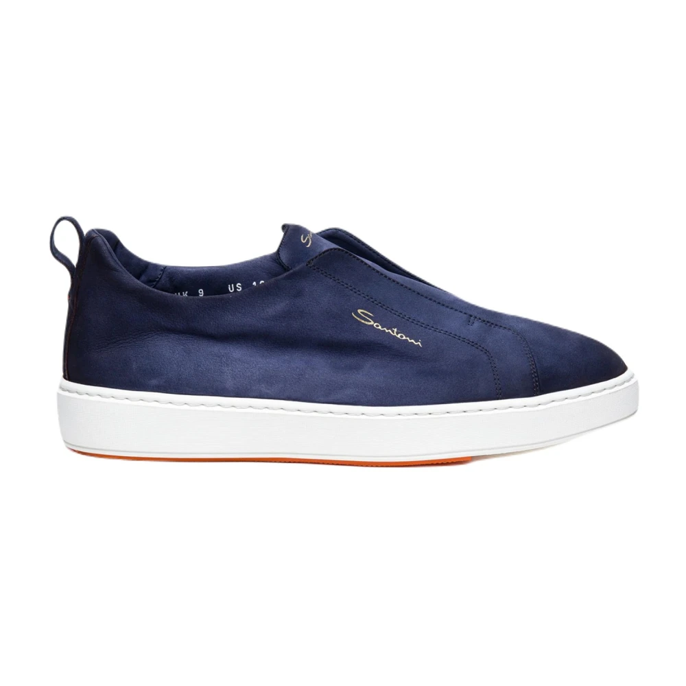 Santoni Sneakers Heren Schoenen Blauw