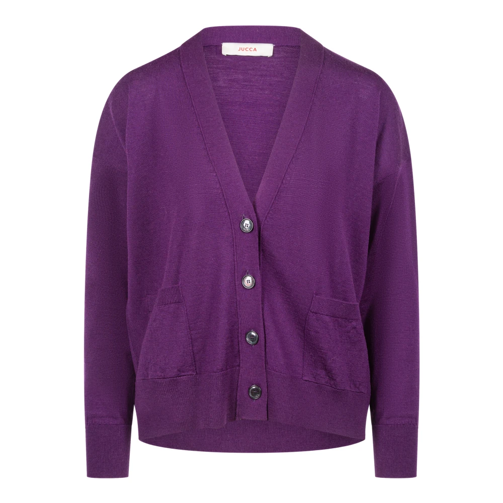 Jucca Stijlvolle Sweaters Collectie Purple Dames