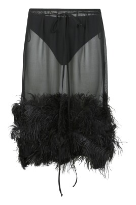 semitransparent-feather-midi-dress