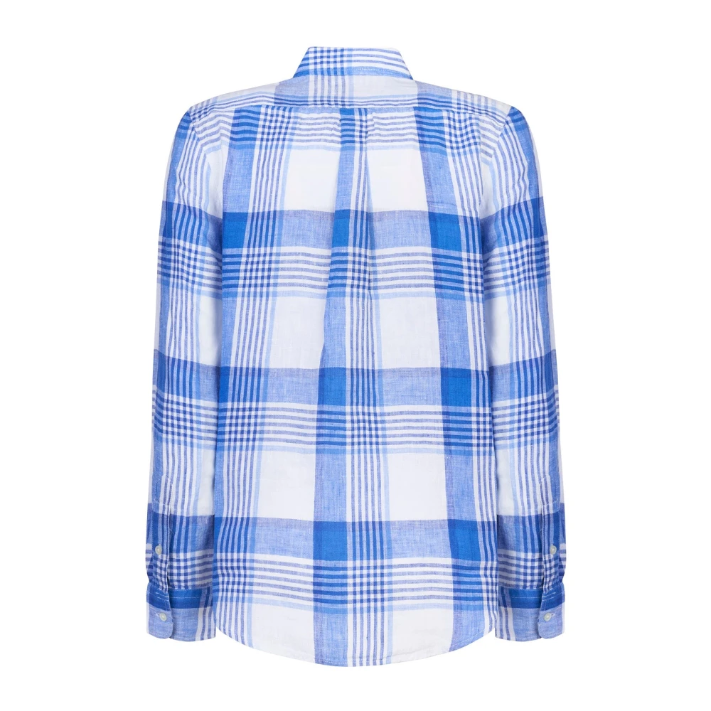 Polo Ralph Lauren Wit Blauw Multi Shirt Multicolor Heren